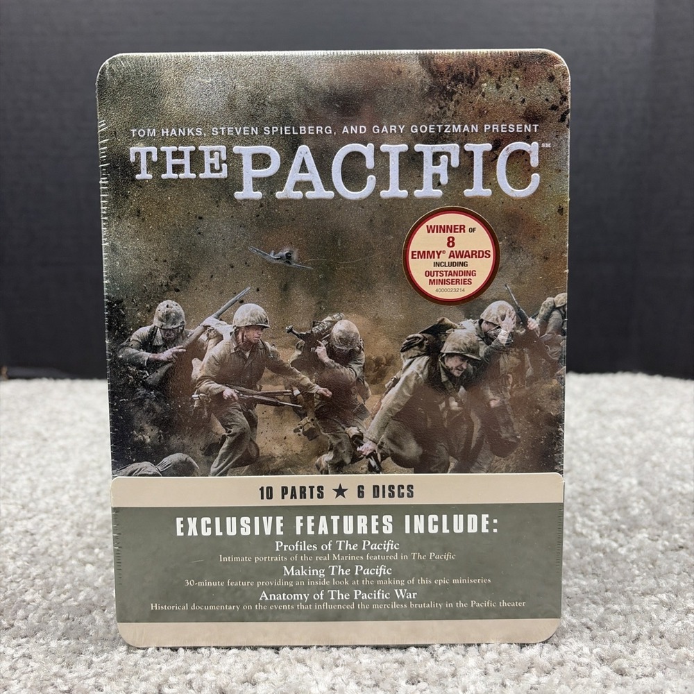 The Pacific 6-Disc Steelbook DVD Set (2010) HBO Complete Series Brand NEW Sealed